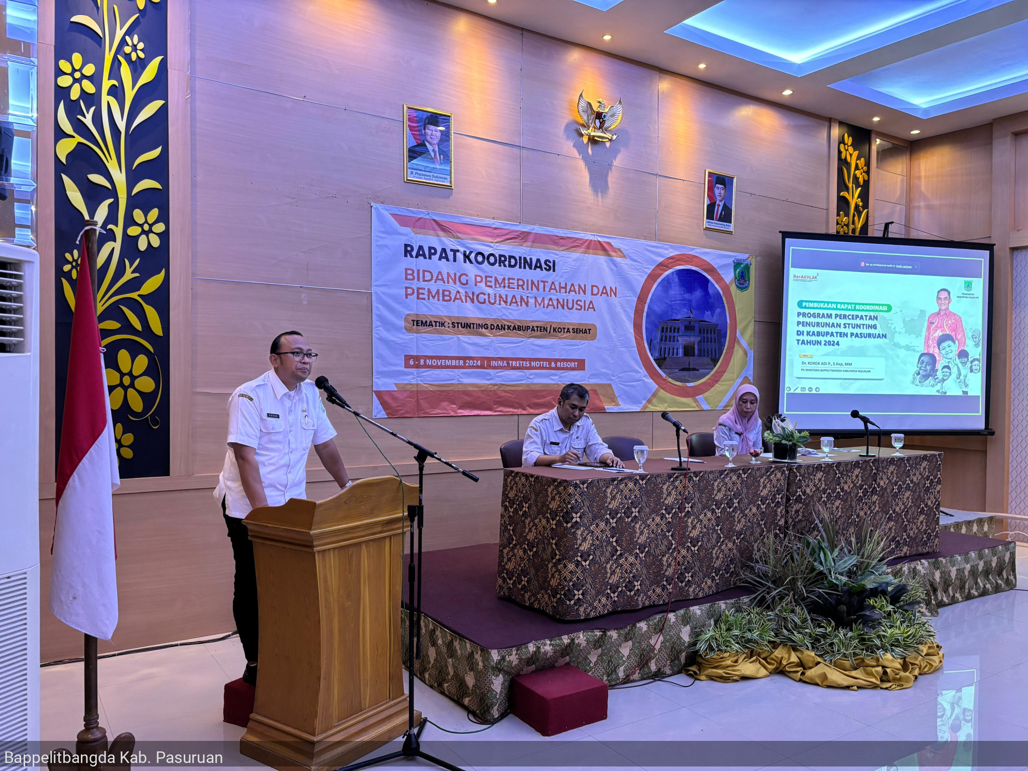 Rapat Koordinasi Bidang Pemerintahan dan Pembangunan Manusia Tematik Stunting